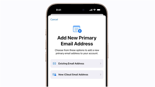 Add Your New Email