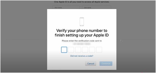 Verify Your Mobile Number To Finish Setting Up Apple Id