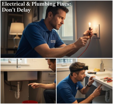 Electrical and Plumbing Fixes You Shouldn’t Delay