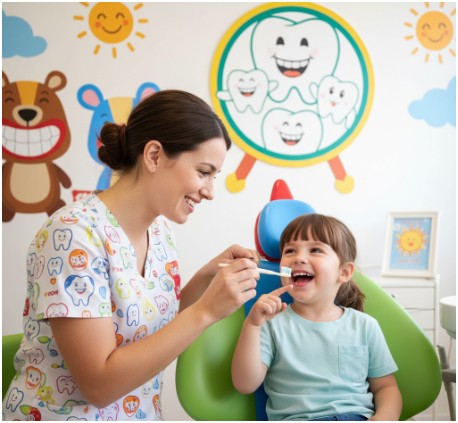 Introducing the idea of a dental visit- How to Prepare Your Toddler for Their First Dental Checkup