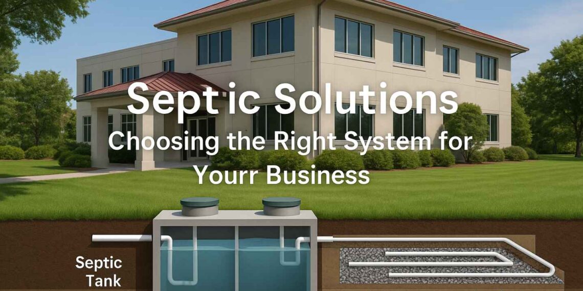 how to choose the right septic system for your business